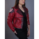 Women's Arcane Vi Jacket League of legends Vi Cosplay Costume Red Jacket